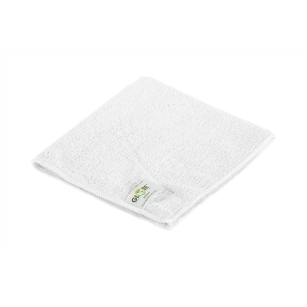 14"x14" Microfiber Cloth 240GSM White (Pack of 10)