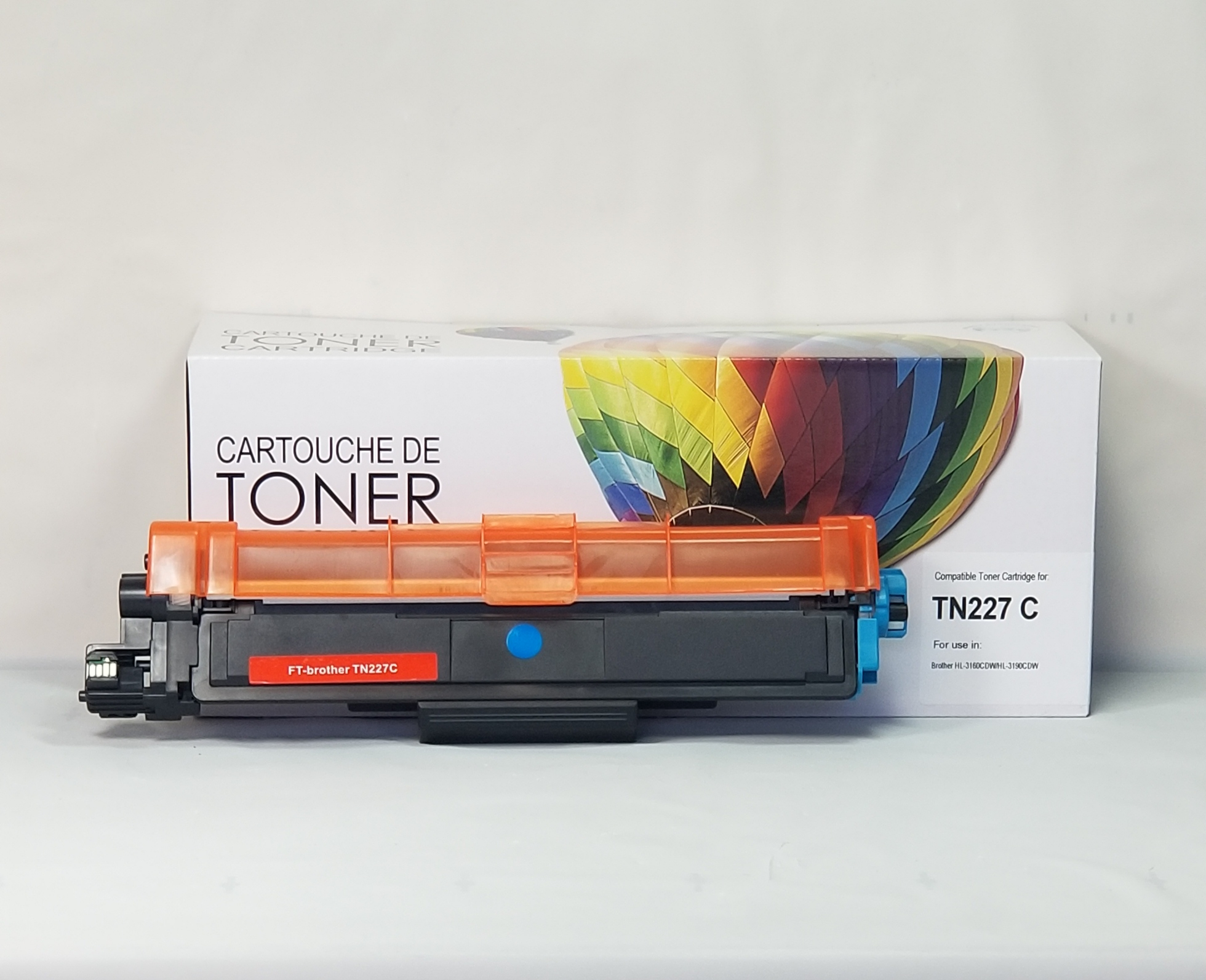 CTTN227C COMPATIBLE TN227C BROTHER CYAN TONER