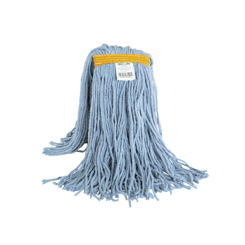 Syn-Pro® Synthetic  Wet Mop Narrow Band 24oz Cut End Blue Bagged