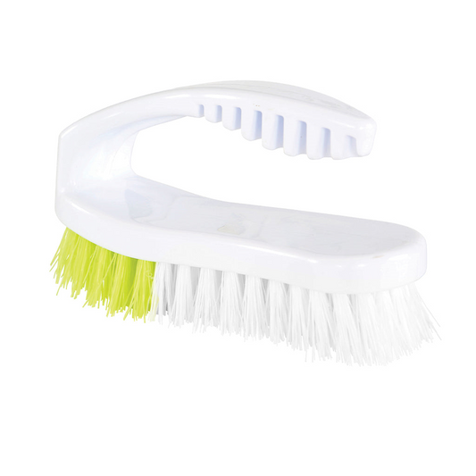 6" Synthetic Iron-Handle Scrub Brush