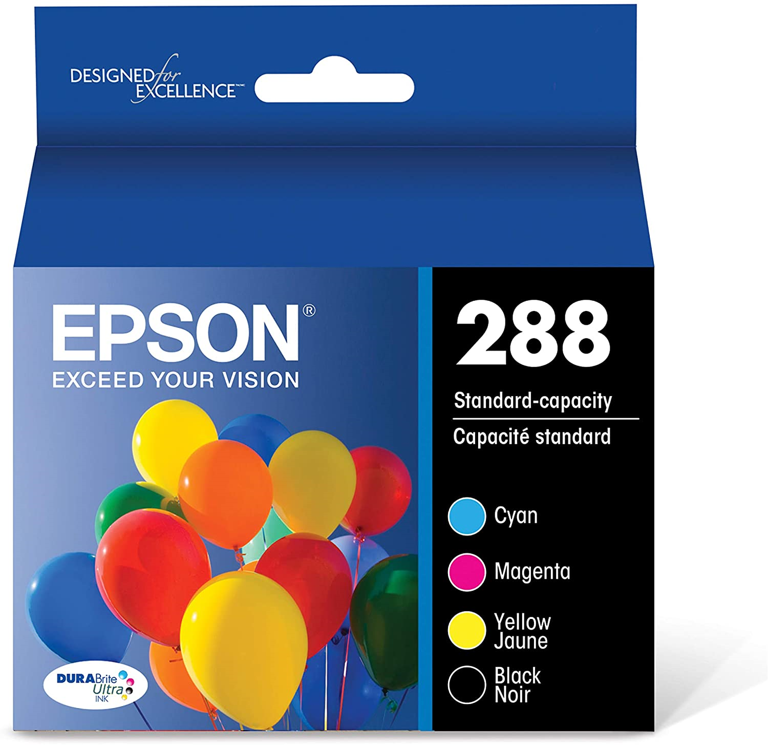 T288120BCS Epson 288 BCombo Black and Color Original Ink Cartridge