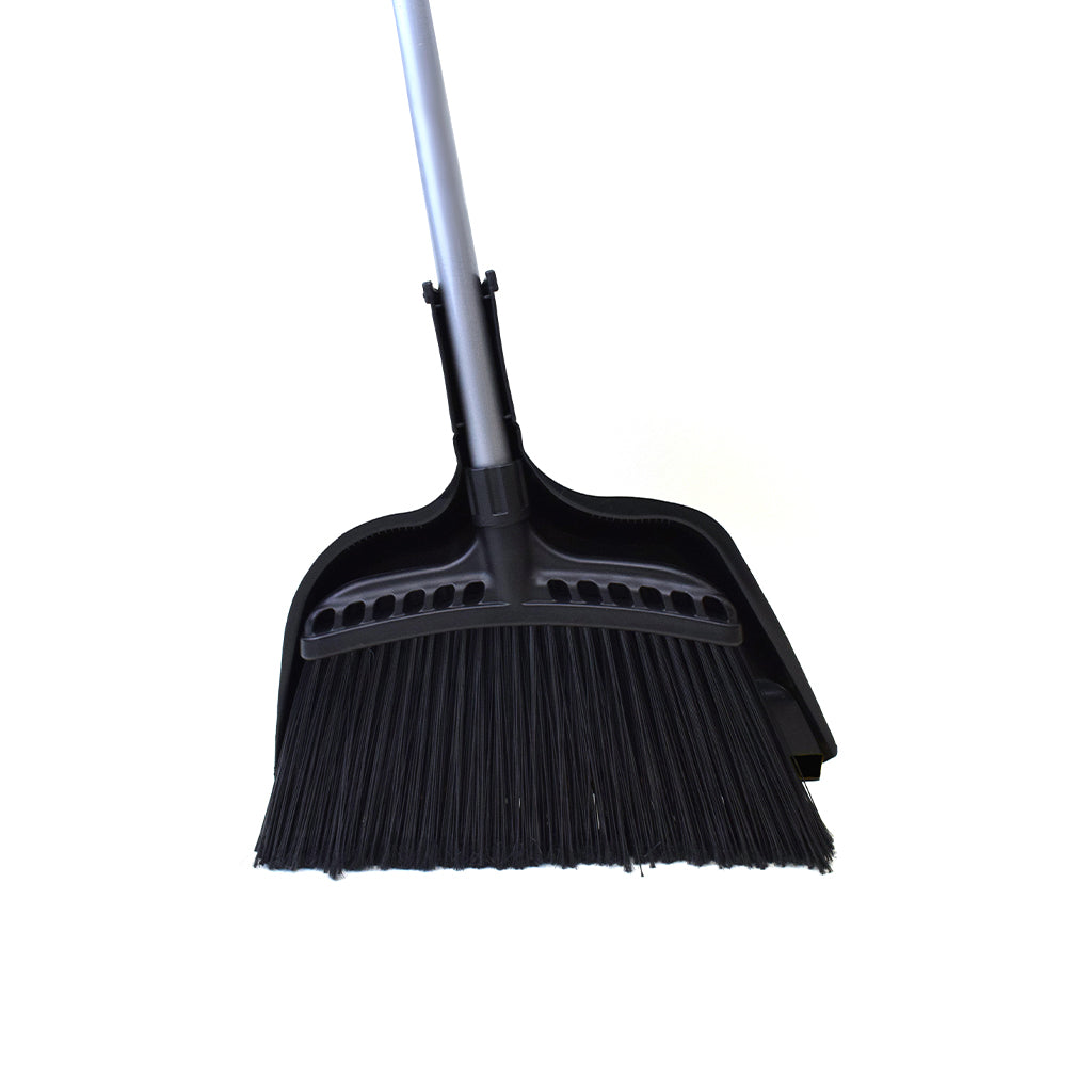 16 Jumbo" Commercial Angle Broom with 15" Dustpan