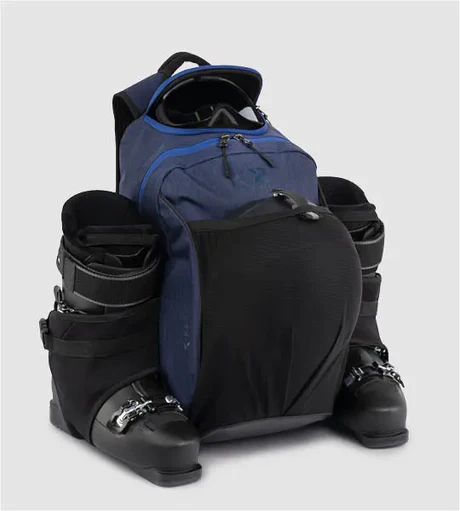 K&B Sport - Ski Boot Backpack - Slick - Navy/ Blue