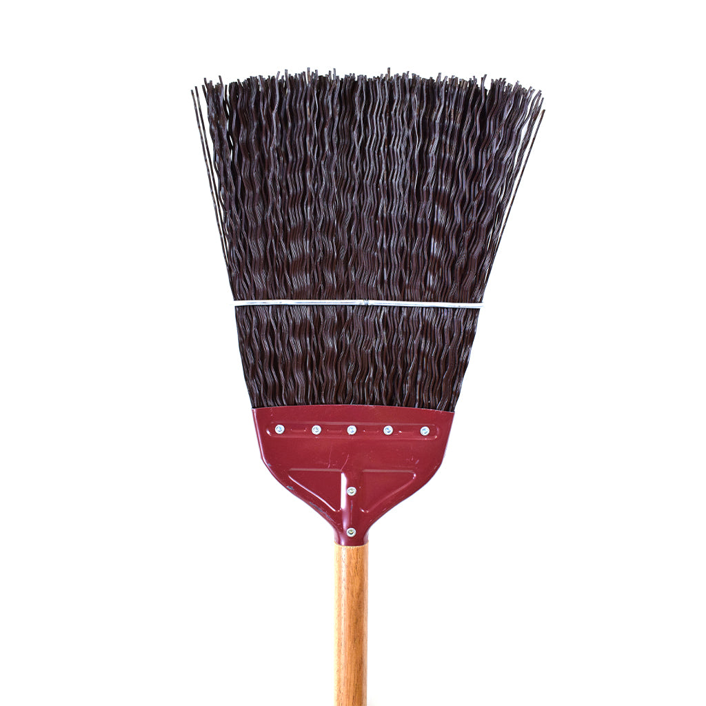 Railroad Track Broom w/48" Wood Handle