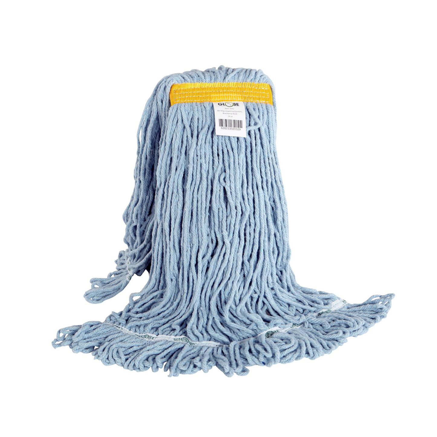 Syn-Pro? Synthetic Looped End Wet Mop Narrow Band Blue 24ozBagged