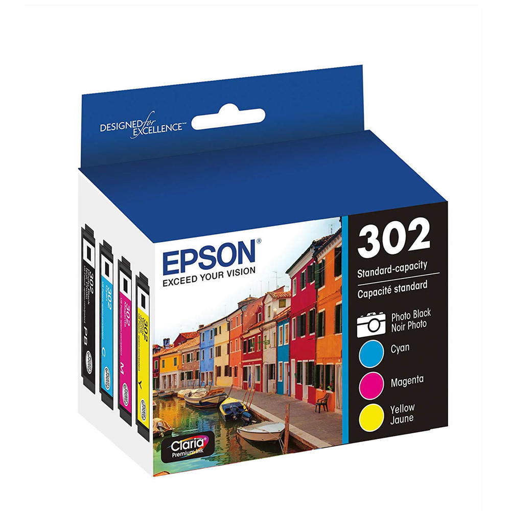 T302520S Epson 302 Color Original Ink Cartridge