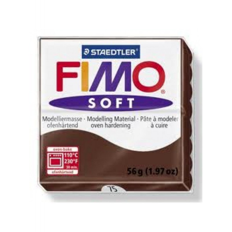 8020-75-08 STAEDTLER FIMO® soft Oven bake clay Chocolate