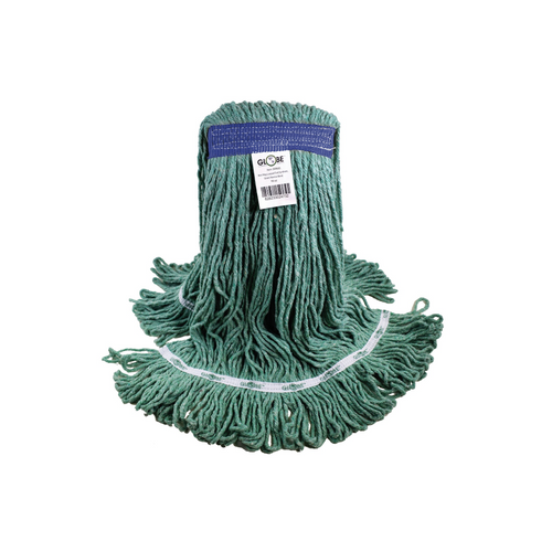 Syn-Pro? Synthetic Looped End Wet Mop Narrow Band Green 16oz Bagged