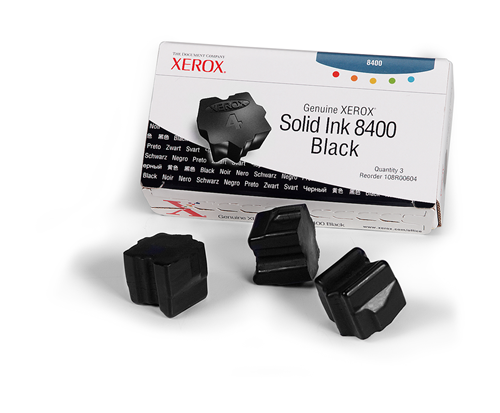 108R00604 Genuine Xerox Solid Ink 8400 Black (three Sticks)