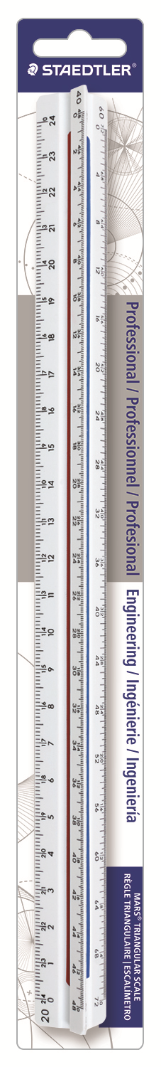 98718-34BK STAEDTLER-Mars Limited Scale triangular plastic