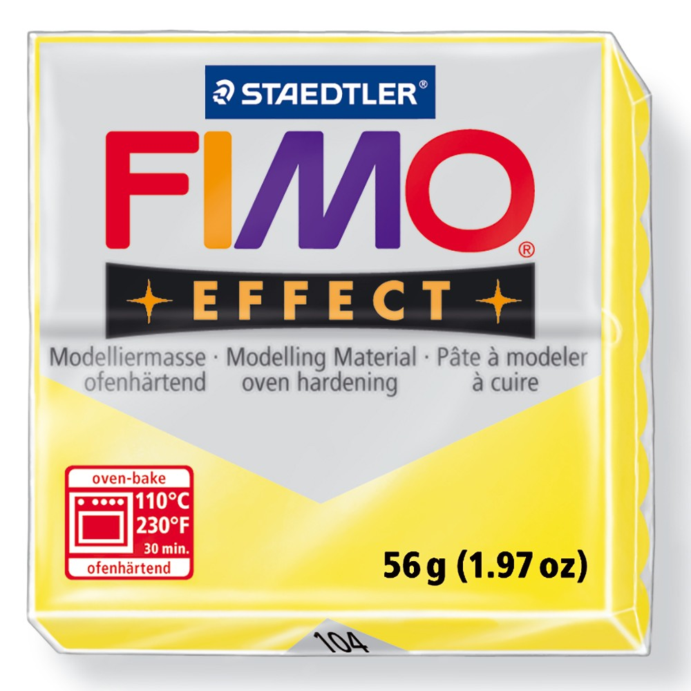 8020-104-08 STAEDTLER FIMO® effect Oven bake clay Yellow