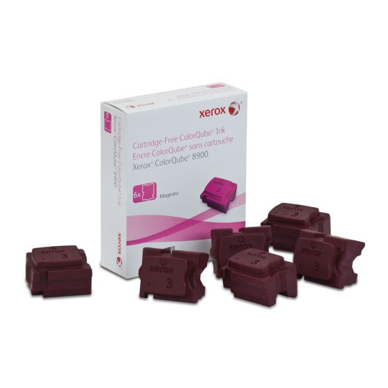 108R01015 Xerox Colorqube Ink Magenta, Colorqube 8900 (6 Sticks), North America