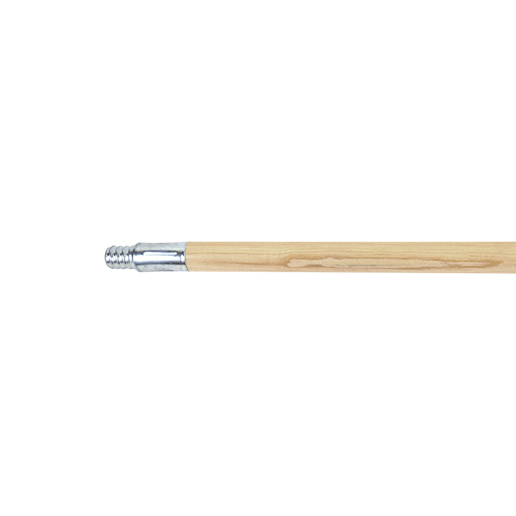 15/16" x 60" Threaded Metal-Tip Lacq Wood Handle