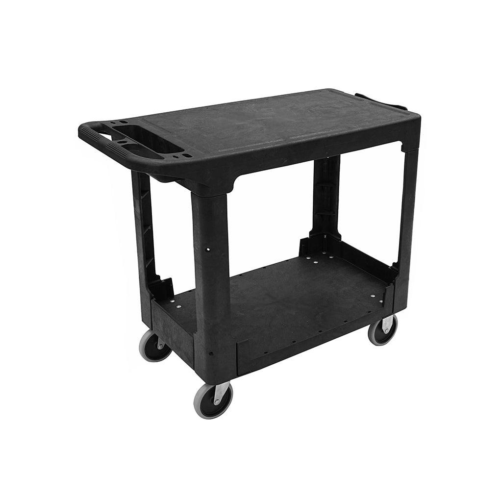 HD Flat Shelf Utility Cart Medium 550lbs CaEAity - 38''x 18-3/4''x 32-1/4''