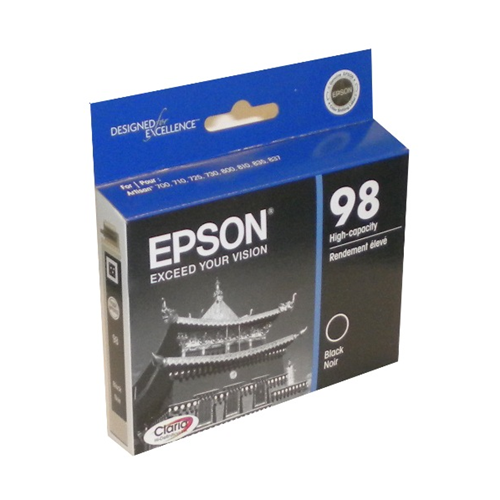 T098120S Epson 98 Black Original Ink Cartridge