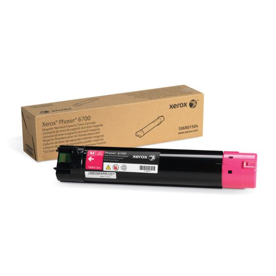 106R01504 Magenta Standard Capacity Toner Cartridge, Phaser 6700