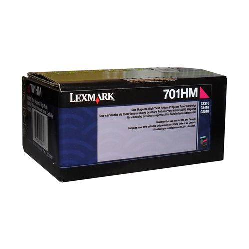 Lexmark CS310, CS/CX410, 510 Magenta Return Programme 3K Toner Cartridge Part no.: 70C1HM0