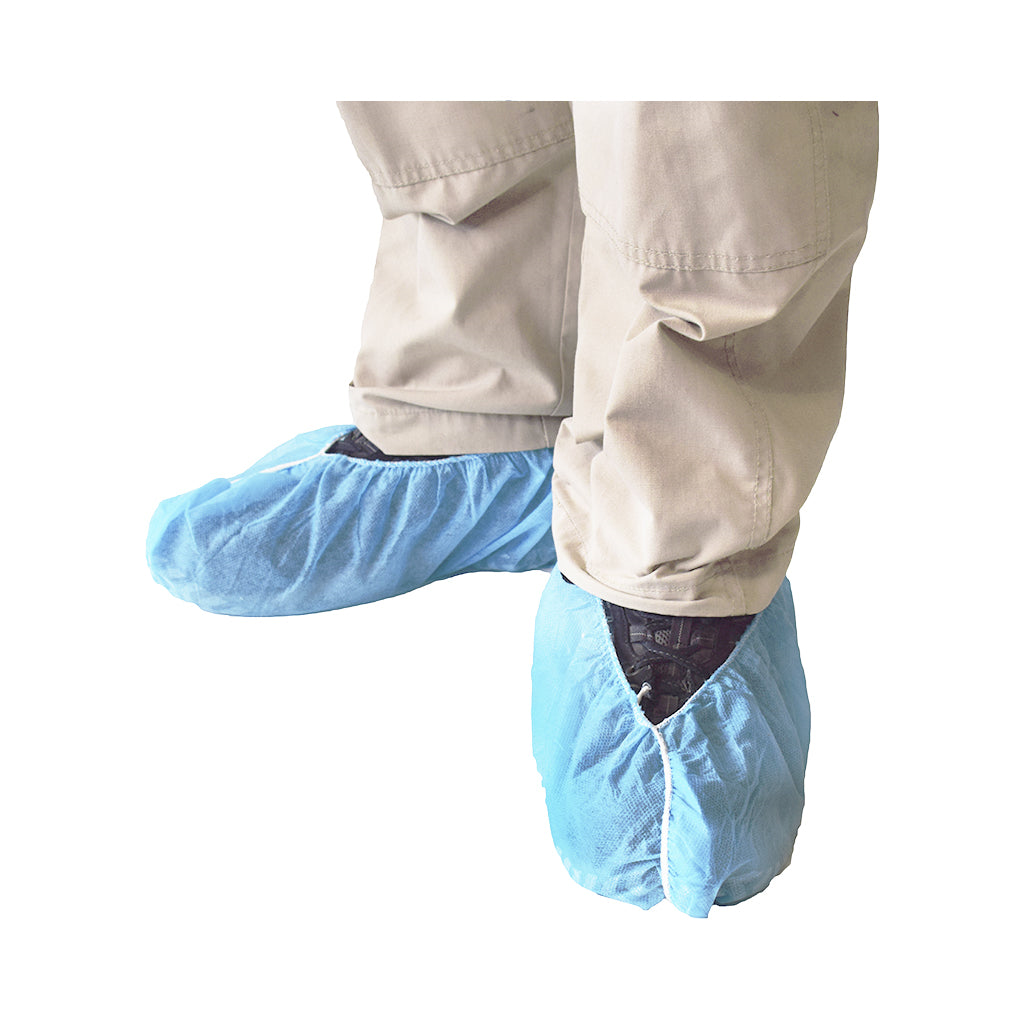 SKid Resistant Shoe Covers Blue - Size X-large (pack of 100)