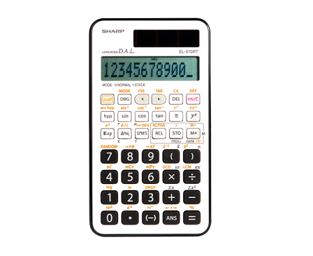 SHARP EL510RTB 160 FUNCTION, 10+1 DISPLAY SCIENTIFIC CALCULATOR