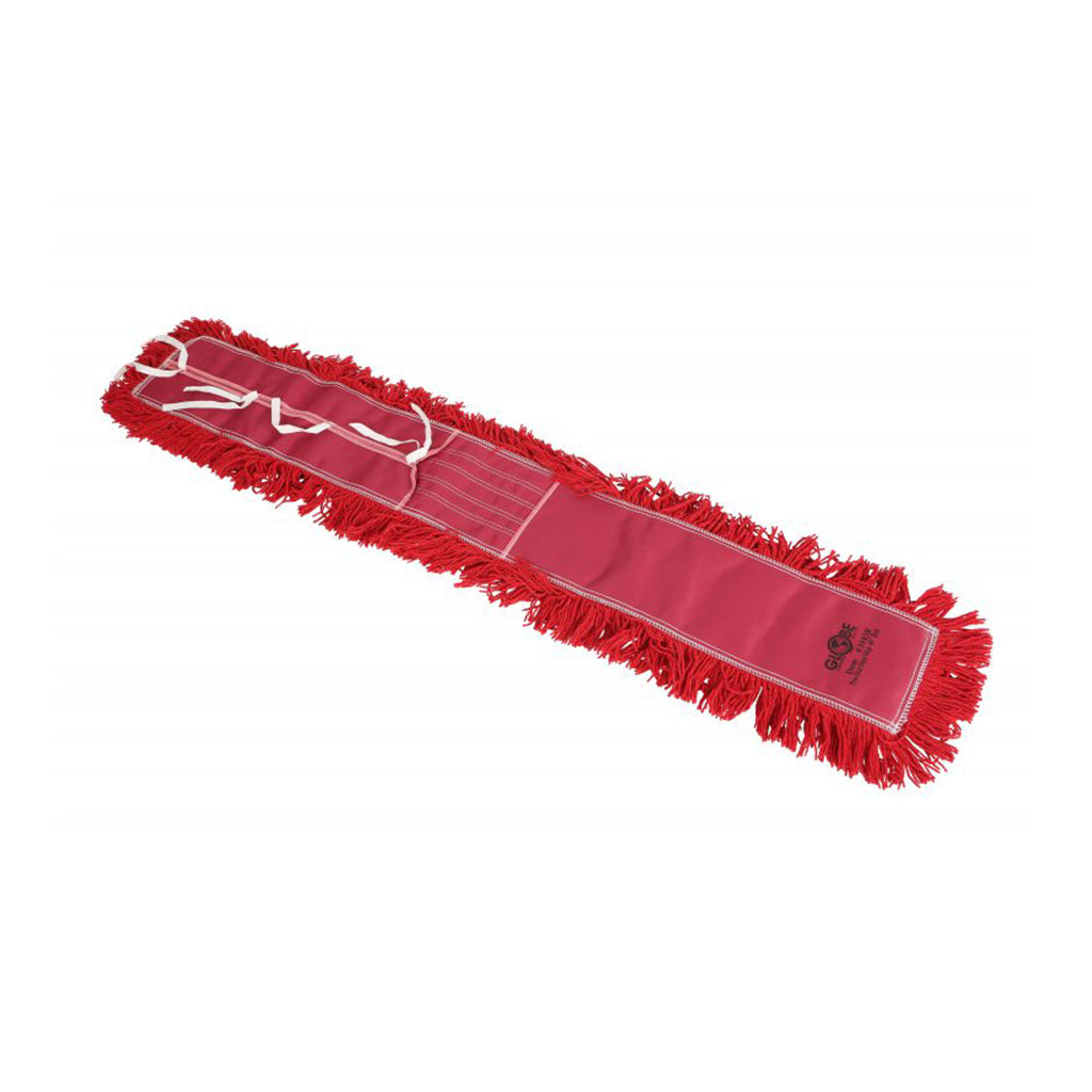 Pro-Stat® Dust mop head 48" x 5" Red Tie-On