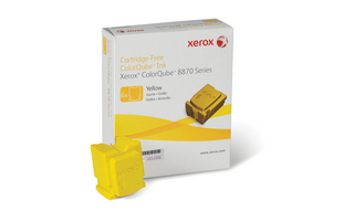 108R00952 Xerox Colorqube Ink Yellow, Colorqube 8870 (6 Sticks), North America For 8880 Colorqube