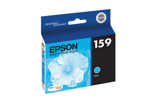 T159220 Epson 159  UltraChrome HI-Gloss 2 Gloss Cyan Original Ink Cartridge