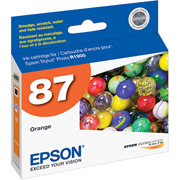 T087920 Epson 87  Orange Original Ink Cartridge