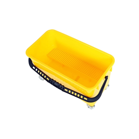 Window Cleaning Bucket with Sediment Screen and Casters