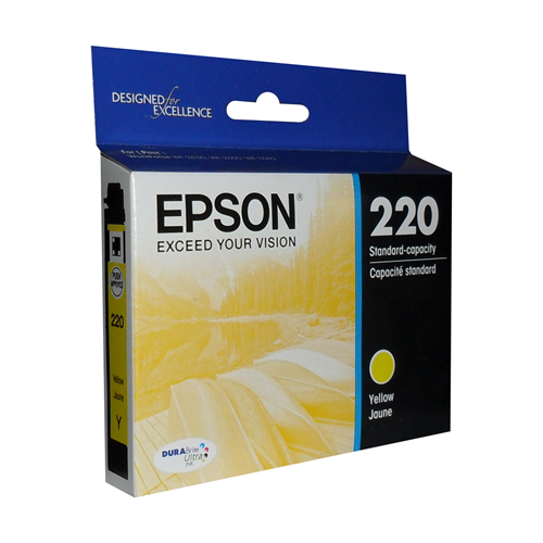 T220420S Epson 220 Durabrite Ultra Yellow Original Ink Cartridge