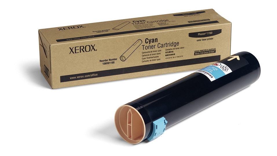 106R01160 Cyan Toner Cartridge, Phaser 7760