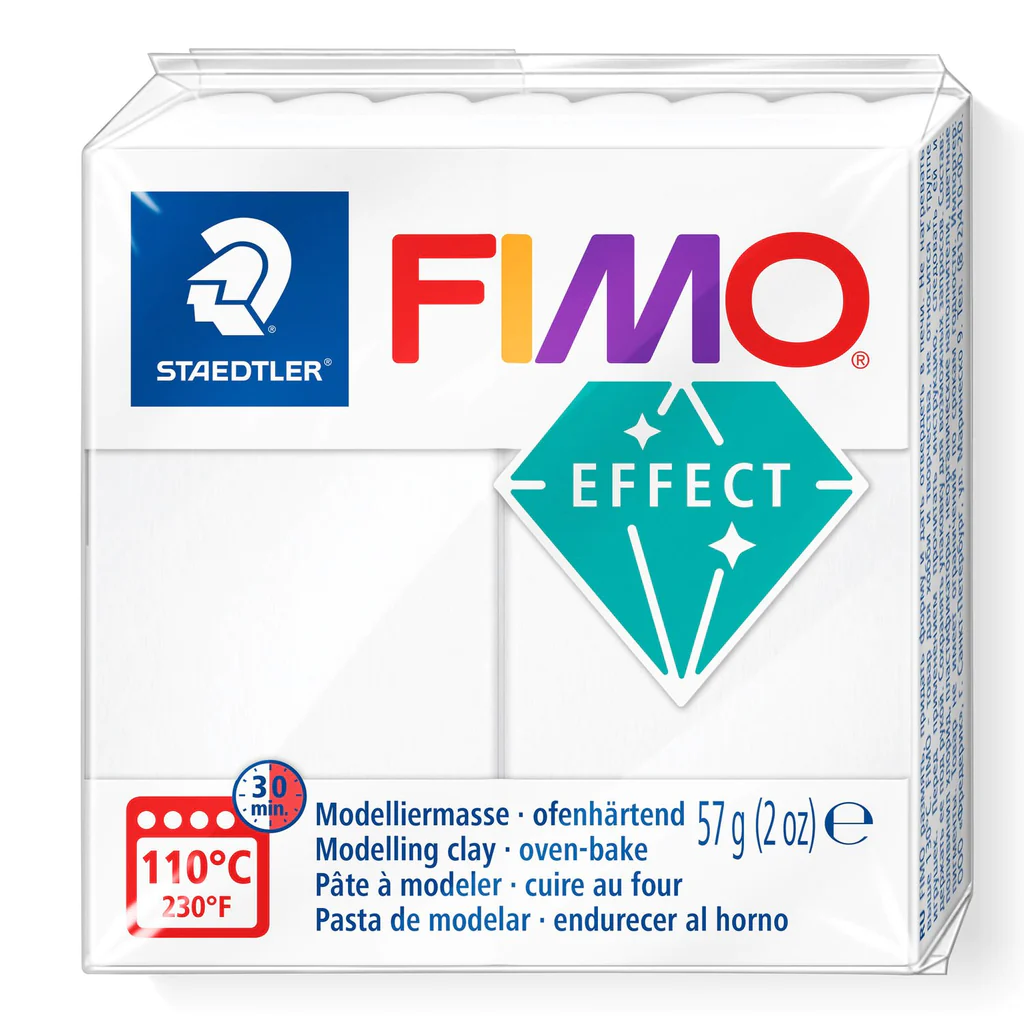 FIMO® effect Oven baked Clay Translucent White