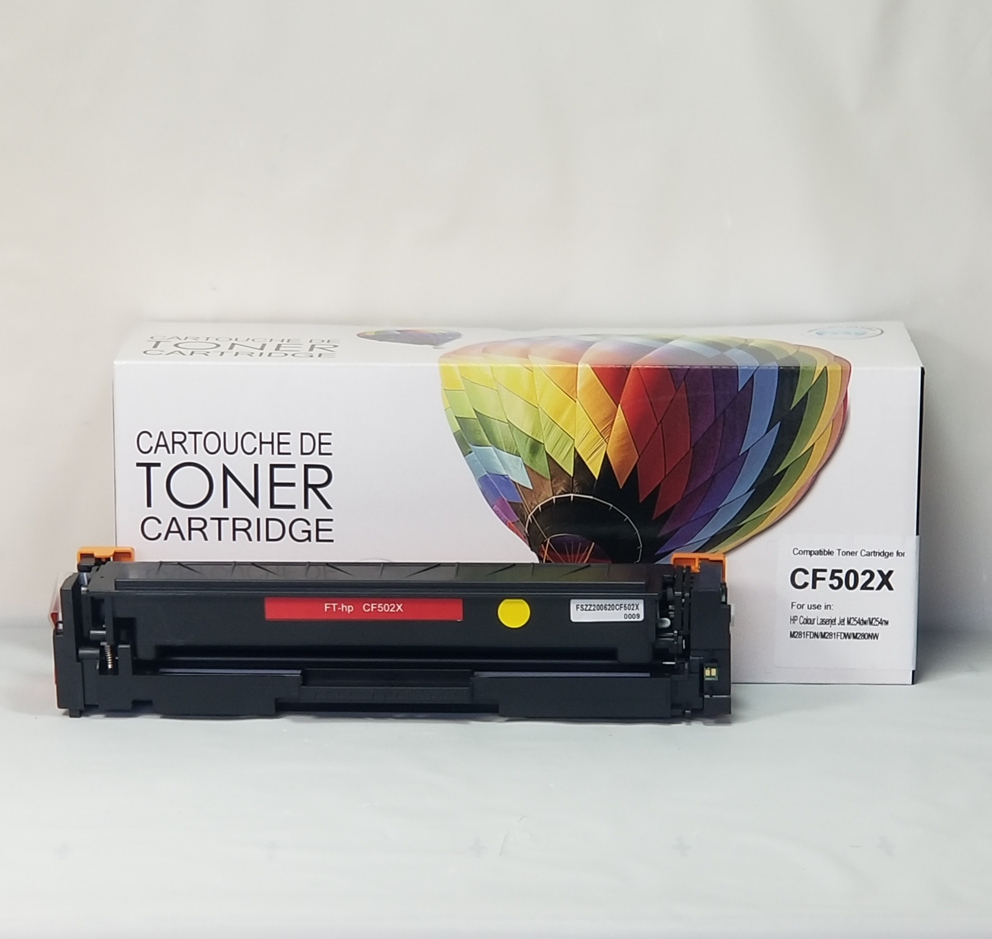 CTCF502X COMPATIBLE HP YELLOW TONER/Canon 054H 3025C001