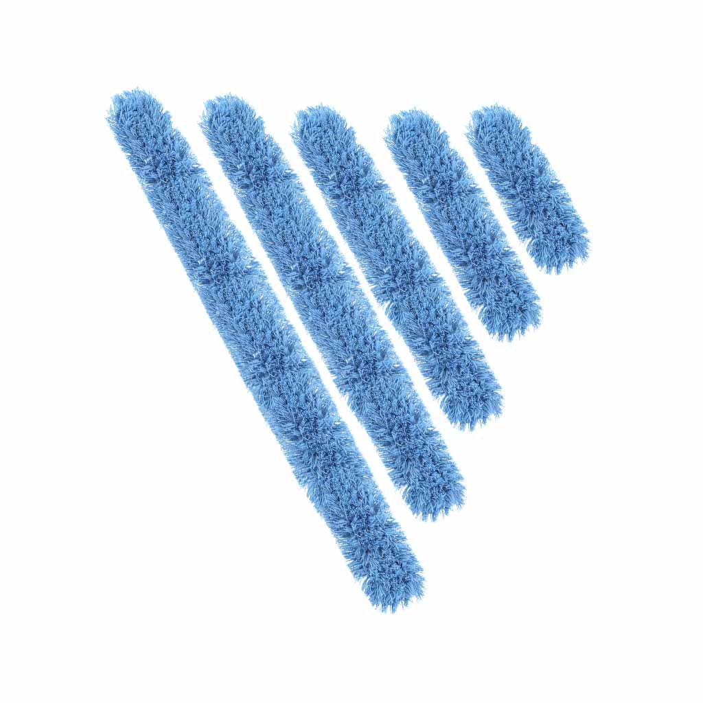 Q-Stat®Electrostatic Dust Mop 60"x5" Blue Tie-On