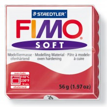 8020-26-08 STAEDTLER FIMO® Soft Oven bake clay Cherry Red