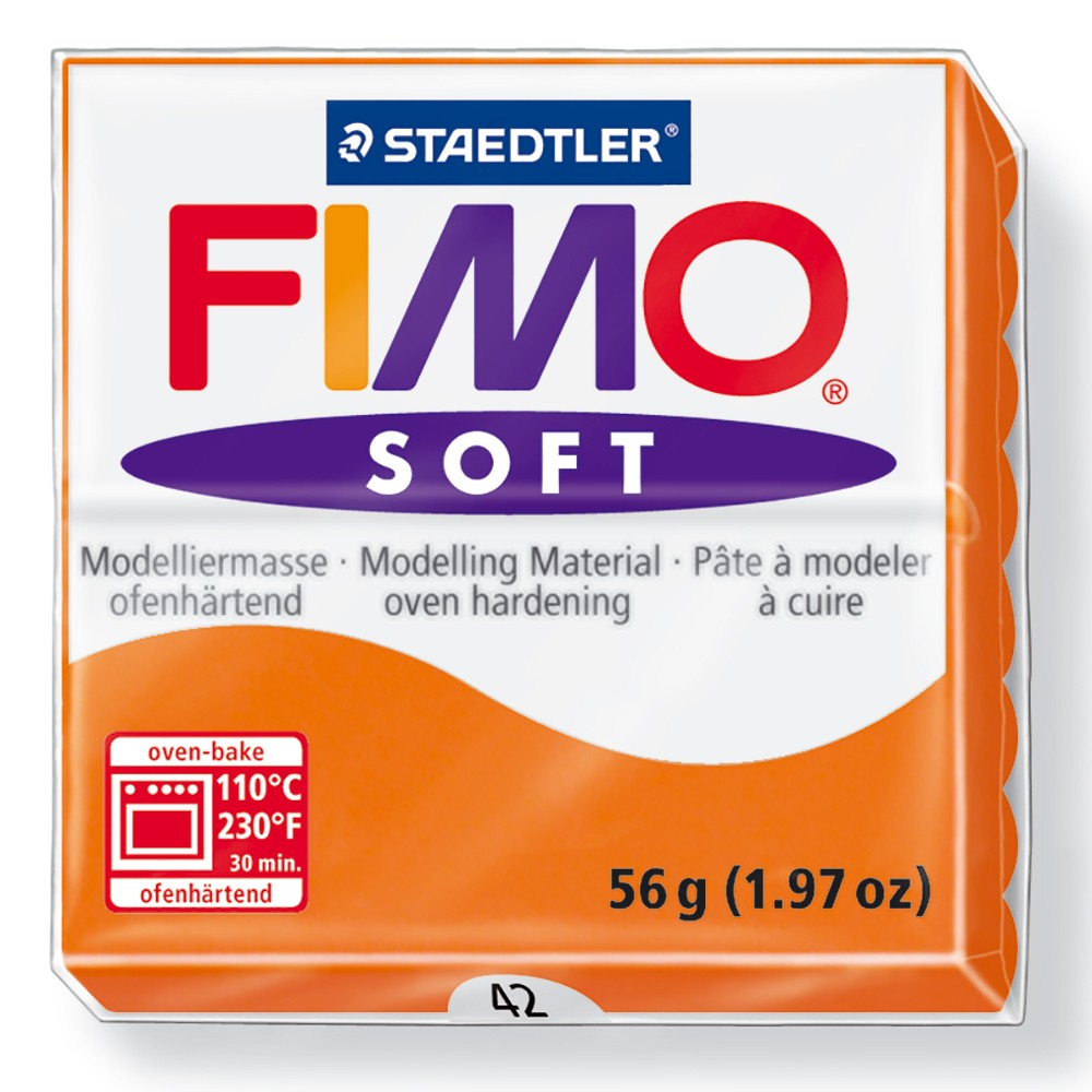 8020-42-08 STAEDTLER  FIMO® soft Oven bake clay Tangerine