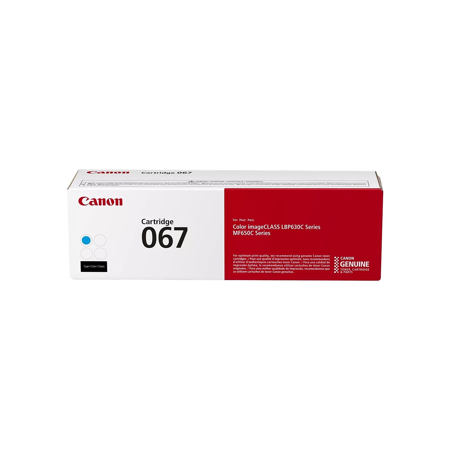 Canon 067 Cyan Standard Yield Toner Cartridge (5101C001)