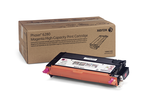 106R01393 Magenta High Capacity Print Cartridge, Phaser 6280