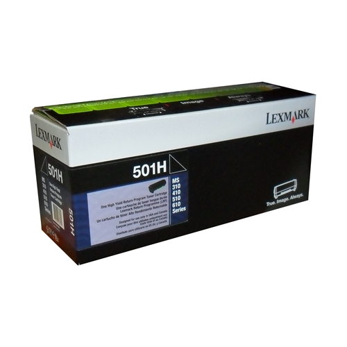 Lexmark MS/MX310, 312, 315, 410, 415, 510, 511, 610, 611 Return Program 5K Toner Cartridge Part no.: 50F1H00