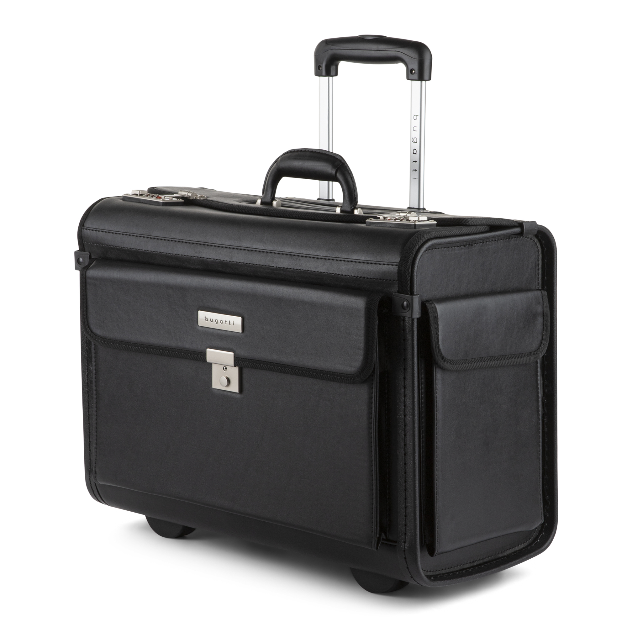 Bugatti Warren Business Case on Wheels - BZCW0704-BLACK