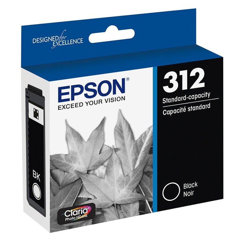 T312120S Epson 312 Black Original Ink Cartridge