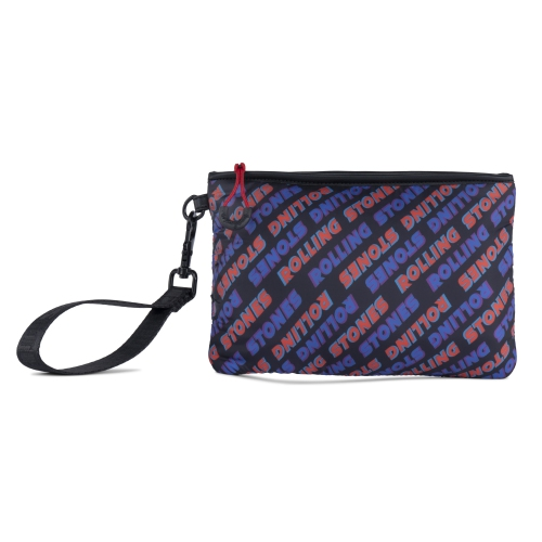 TAC6077RS The Rolling Stones Blue Bridges Zip Pouch - Nylon