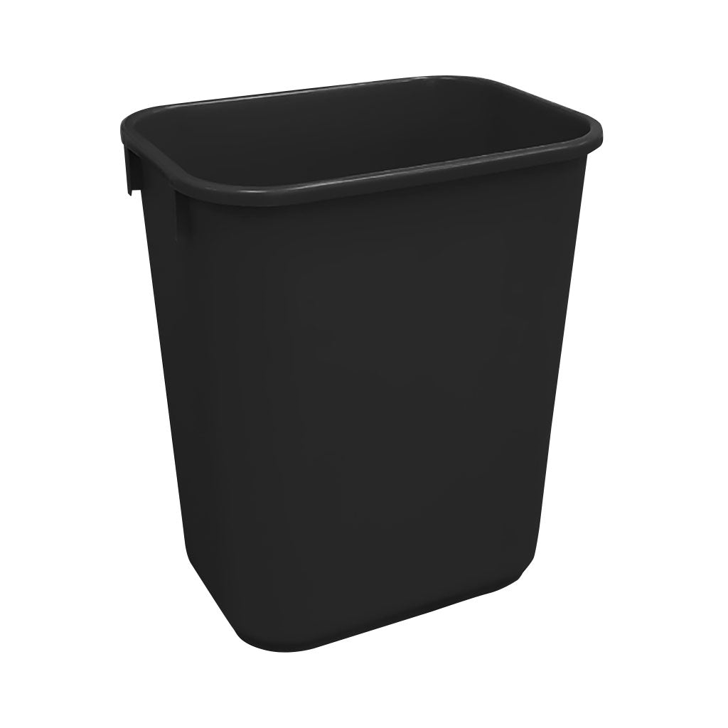 Soft Wastebasket 39L Black