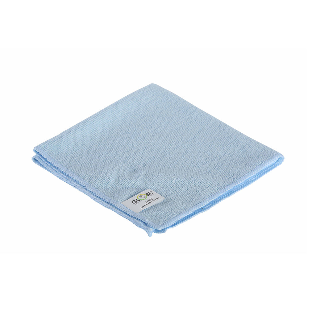 14"x14" Microfiber Cloth 240GSM Blue (Pack of 10)