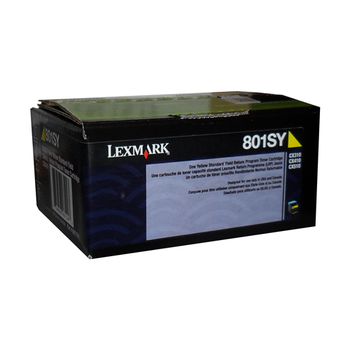 Lexmark CX310,410,510 Yellow Return Program 2K Toner Cartridge