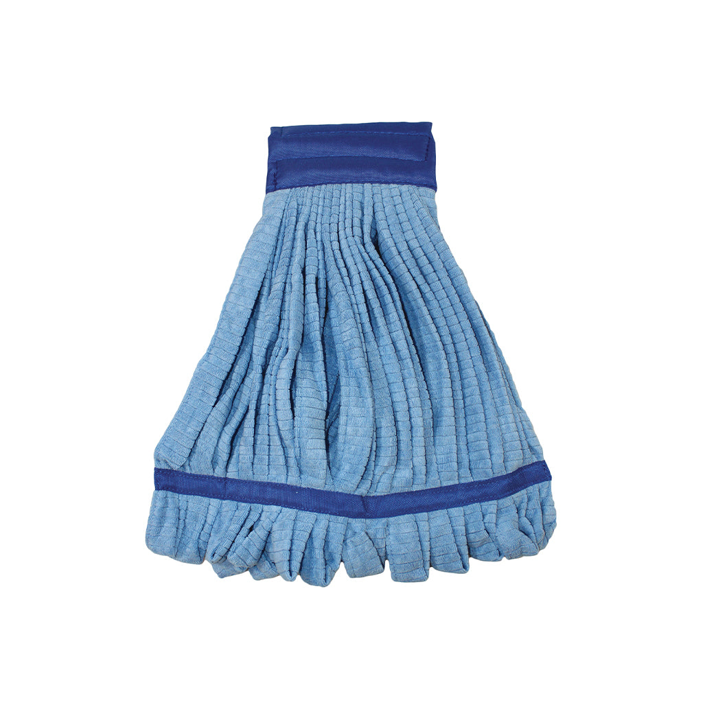 Blue Microfiber Tube Mop - Medium weight