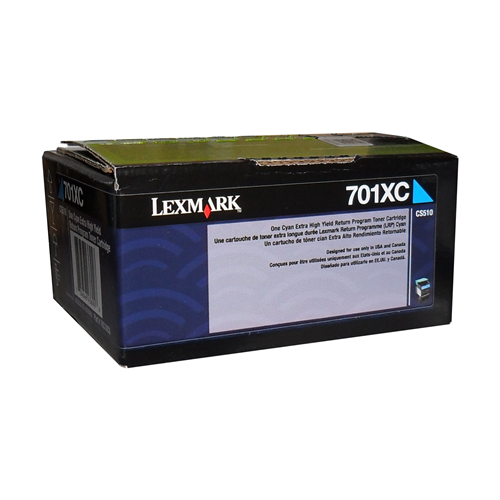 Lexmark CS/CX510 Cyan Return Programme 4K Toner Cartridge Part no.: 70C1XC0