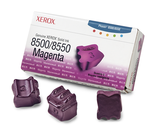 108R00670 Genuine Xerox Solid Ink 8500/8550 Magenta (three Sticks)