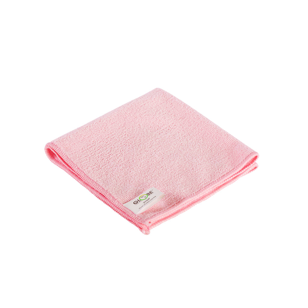 14"x14" Microfiber Cloth 240GSM Pink (Pack of 10)