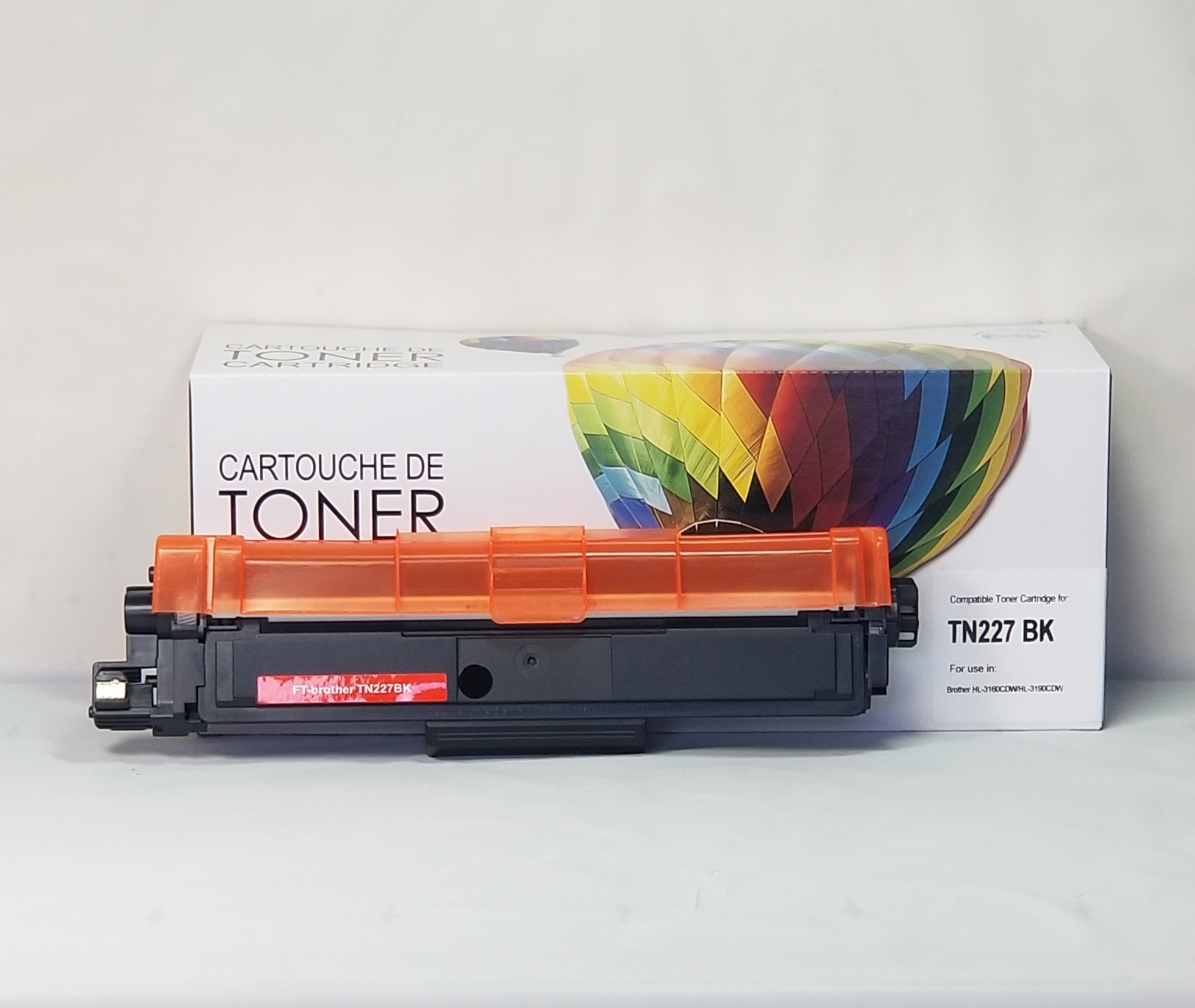 CTTN227BK COMPATIBLE TN227BK BROTHER BLACK TONER