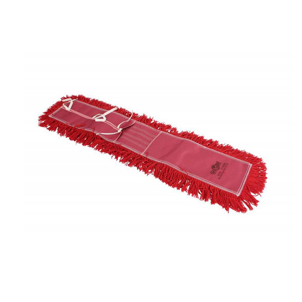 Pro-Stat® Dust mop head 36" x 5" Red Tie-On